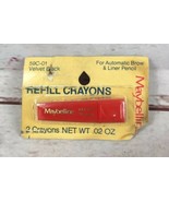 VINTAGE MAYBELLINE REFILL CRAYONS AUTOMATIC SHARPENER EYE PENCIL VELVET ... - $20.15 CAD