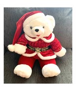 2000 Dan Dee Snowflake Teddy Bear Christmas Holiday White Stuffed Plush ... - £22.35 GBP