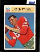 1966 Philadelphia #179 Dave Parks Vg+ 49ERS *X94721 - £4.02 GBP