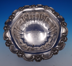 Carnation by Wallace Sterling Silver Fruit Bowl #1133 2 1/2" x 10 1/4" (#7622) - £380.95 GBP