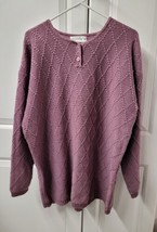 Partners Women&#39;s Sweater Size: Large CUTE Pullover Button - £14.81 GBP