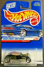 1999 Hot Wheels Track T #917 12 of 36 First Edition Black Roadster HW8 - $7.99