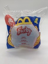 Furby Blue Owl Plush w/Clip McDonalds 2000 Happy Meal Toy #4 NOS Sealed Vintage - £6.08 GBP