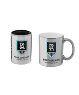 AFL Coffee Mug Metallic &amp; Can Cooler Pack - Port Adelaide - $45.11