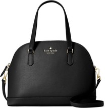 Kate Spade Sadie Black Saffiano Leather Medium Dome Satchel K6177 $399 Retail FS - £113.20 GBP