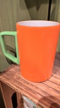 Walt Disney World Goofy Orange Green White Ceramic Mug 14 oz NEW image 3