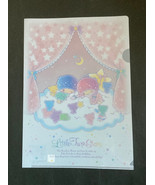 New JAPAN LIMITED SANRIO Little Twin Stars KIKI &amp; LALA A4 Clear Folder #A - £3.13 GBP