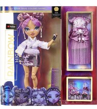 RAINBOW HIGH Lila Yamamoto- Mauve Purple Fashion Doll. 2 Designer Outfits - £60.78 GBP