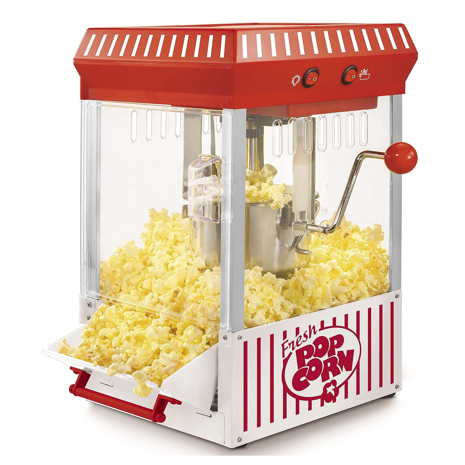 Popcorn Maker Machine - Professional Table-Top With 2.5 Oz Kettle Makes Up To 10