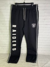 Ultra Game Day NFL Las Vegas Raiders Jogger Pants Sweatpants Black Mens Size L - £25.32 GBP