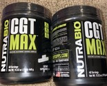 2 NutraBio CGT MAX  Raw Unflavored Creatine .97 lb 40 Servings Ea. ~ Exp... - £35.28 GBP