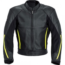 Men Black Sheep Leather Vintage Style Biker Fashion Casual Leather Jacket - £127.86 GBP