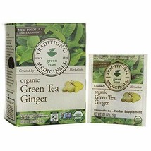 Traditional Medicinals Organic Fair Trade Cert. Green Tea W/ Ginger Herbal Wr... - £9.63 GBP