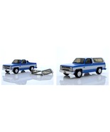 1:64 Scale 1984 Chevy Blazer Square Body Diecast Model Truck 4x4 K5 Blue... - £24.48 GBP
