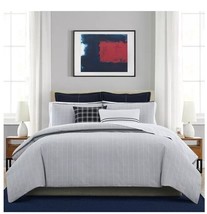 Tommy Hilfiger Check Twin Comforter Set Grey T4103821 - $125.73