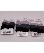 Lot of 3 Scunci Luxe Feel Hair Ponytailers, No Damage 3ct Each Grey &amp; Black - $180.16 MXN