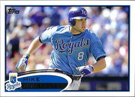 2012 Topps #642 Mike Moustakas Kansas City Royals Baseball Card - £0.94 GBP