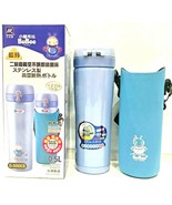 BuBee G-500EB S/S Vacuum Travel Mug w/ Mesh Carrier 0.5 L/ Blue or Pink - $42.99