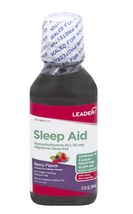 Leader Nighttime Sleep Aid Berry 12oz. Bottle EXP 02/2027 - $167.30 MXN