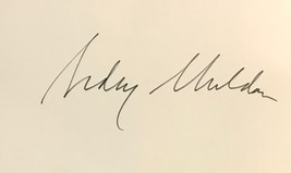 Sidney Sheldon Autographed Signed 3x5 Index Card Academy Award Winner w/COA - $23.99