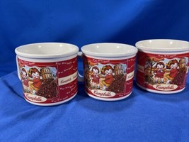 1998 Campbell&#39;s Kids Soup Mugs - Houston Harvest Set Of 3 - Kids With Te... - £25.26 GBP