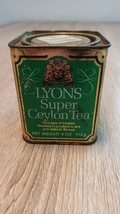 Thé de Lyon super Ceylan. Boîte à thé vintage. années 1980 - £17.12 GBP