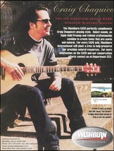 Craig Chaquico Signature Washburn EA26 electric/acoustic guitar 1999 ad print - $4.23