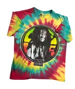 Bob Marley Shirt Mens Large Tie Dye Print Short Sleeve Graphic One Love ... - $20.56