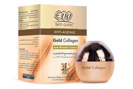 50ml. Eva Skin Clinic Anti Ageing Gold Collagen Anti Wrinkle Cream 3D Effect - £30.14 GBP