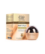 50ml. Eva Skin Clinic Anti Ageing Gold Collagen ANTI WRINKLE CREAM 3D Ef... - $38.15