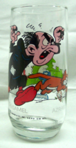 Vintage 1982 HANNA-BARBERA Smurfs Gargamel Azrael Cat 6&quot; Drinking Glass Smurf - £15.53 GBP