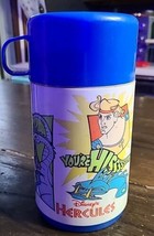 Vintage 1997 Walt Disney Hercules Plastic Aladdin Thermos - $20.47