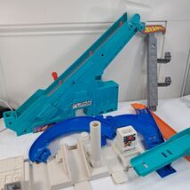 Hot Wheels Motorized Mega Garage Playset teal ramp sign car track PARTS ... - $85.00