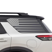 Fit Nissan Pathfinder 2022 2023 Quarter Window American Flag Vinyl Decal... - £39.61 GBP