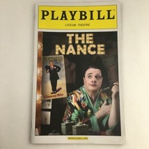 2013 Playbill Lyceum Theatre &#39;The Nance&#39; Jenni Barber, Andrea Burns, Nat... - £11.20 GBP