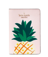 New Kate Spade Colada Pineapple Print Passport Holder Pink Multi - $52.15