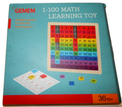 1-100 Math learning toy 36mo+ teaching tool color recognition motor skil... - $9.87