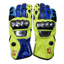 Suzuki MotoGP Motorbike Racing Leather Gloves. ALL SIZES AVAILABLE - $69.00