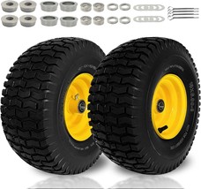 Replacement Front Tires For John Deere And Other Riding Mowers: 2Pcs 15X6-6 - £78.92 GBP