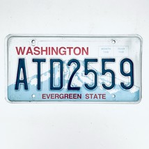  United States Washington Evergreen Passenger License Plate ATD2559 - £14.68 GBP