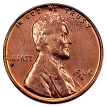 1960-D 1C Lincoln Memorial Cent Double Die Obverse in Choice BU Red Color - £73.61 GBP