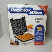 Proctor Silex Durable 4 Slice Belgian Waffle Baker Maker Nonstick 26050 ... - $66.23