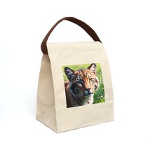 Canvas &quot;Le Tigre&quot; Lunch Bag With Strap - $24.97