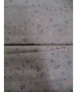 Fabric Marcus Bros. &quot;Fall Harvest&quot; Letters on Camel Some Spell Fall Harv... - $4.11 CAD