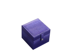 Travel Jewelry Case - 4&quot; Square, Azure Blue - $36.99