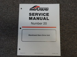 1994 MerCruiser # 20 Blackhawk Stern Drive Unit Service Shop Manual OEM FACTORY - £22.47 GBP