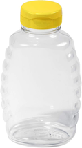 Little Giant Plastic Skep-Style Jar Honey Squeeze Bottle with Flip-Top Lid (16 O - £17.13 GBP