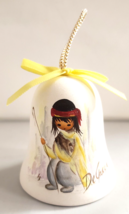 Ted DeGrazia Christmas Ornament Porcelain Bell Vintage 1989 Gallery In The Sun - £18.32 GBP