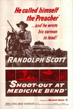 Shoot-Out at Medicine Bend original 1957 vintage one sheet movie poster - £180.13 GBP