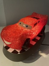 Disney Pixar Cars Lightning McQueen Bedside Lamp Tabletop Night Light - $19.24